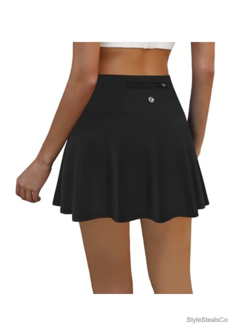 Pleated Tennis Skort High Waisted Golf Skirt with Pockets Built-in Shorts